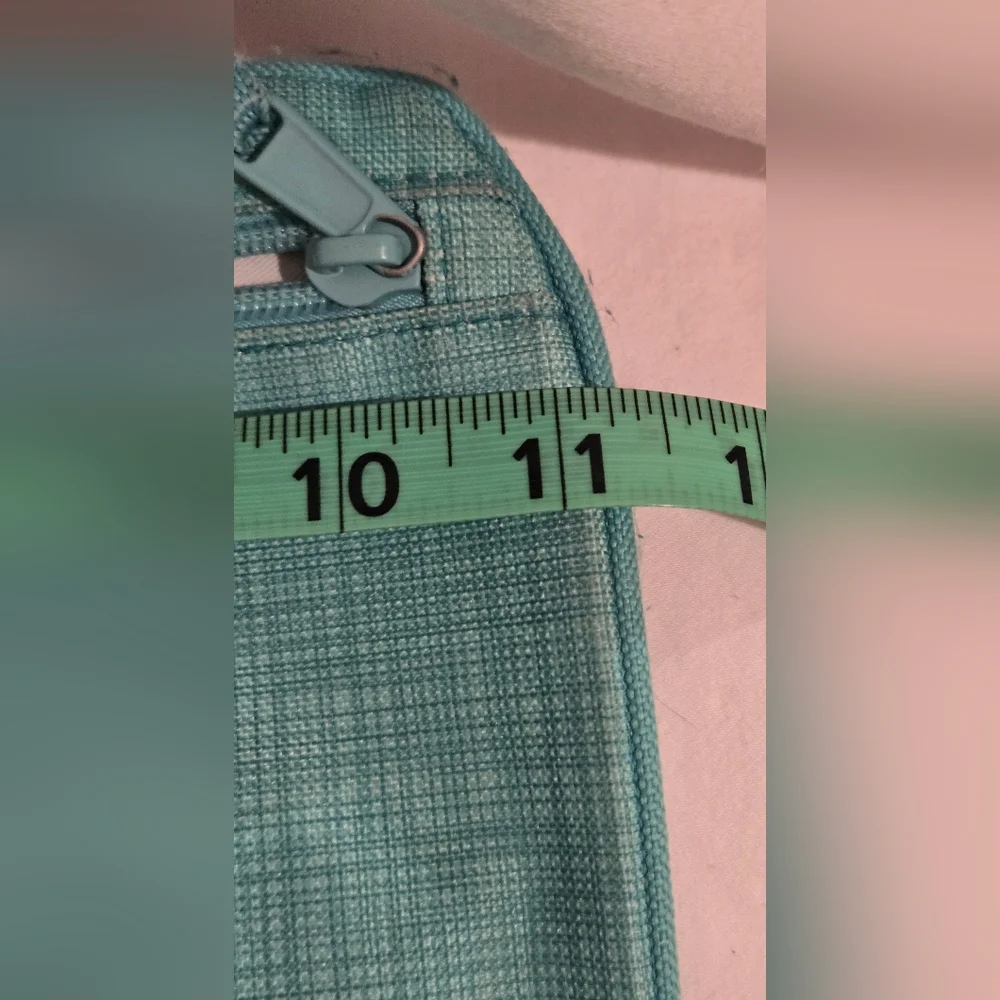 Thirty-One Teal Zip Pouch Organizer